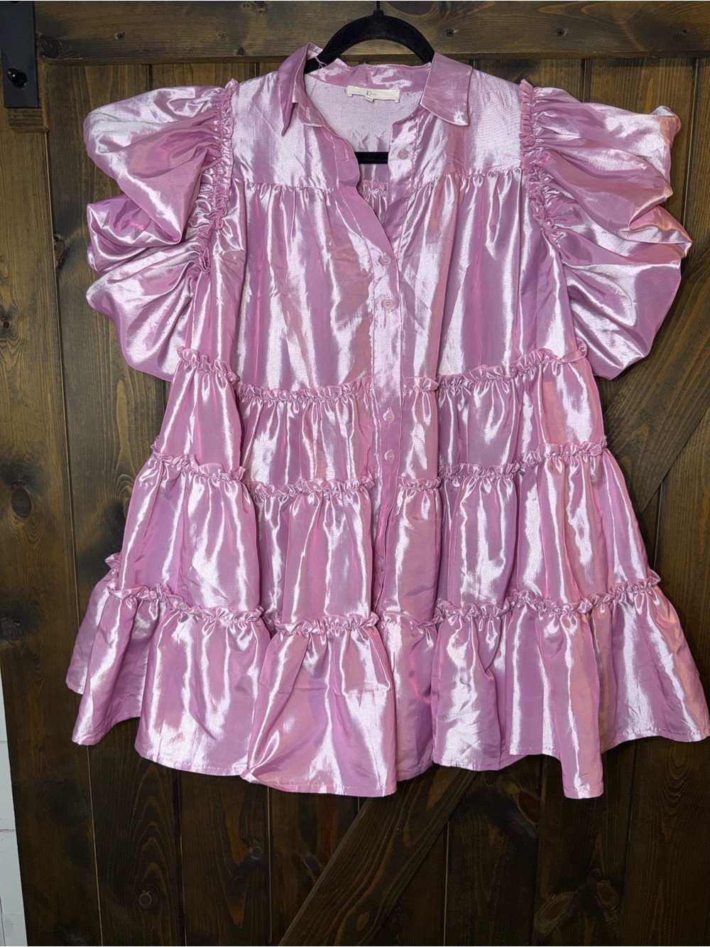 Klesis Babydoll Puff Sleeve Mini Dress‎ Whimsigoth Avant Garde Maximalist Sz S